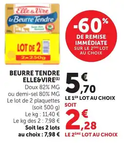 Bi1 Elle & Vire Beurre Tendre offre