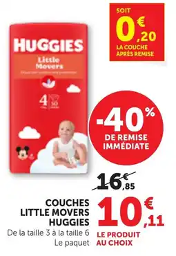 Bi1 HUGGIES Little Movers offre