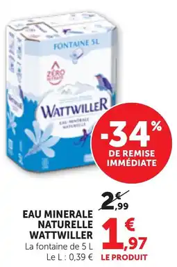 Bi1 WATTWILLER EAU MINERALE NATURELLE offre