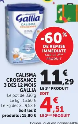 Bi1 Gallia Calisma Croissance offre