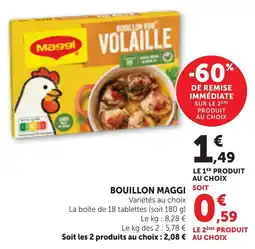Bi1 Maggi Bouillon Volaille offre