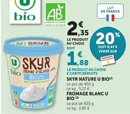 Bi1 SKYR Nature U bio offre