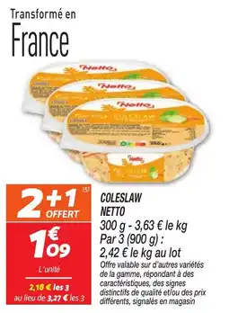 Netto NETTO COLESLAW offre