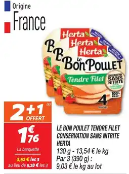 Netto Herta Le Bon Poulet offre
