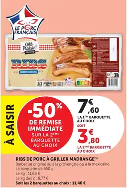 Bi1 Côté Plaisir Ribs offre