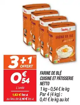 Netto Netto Farine de blé offre