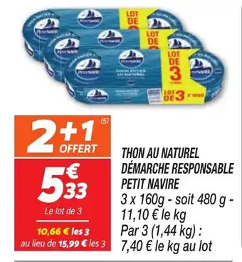 Petit Navire Thon au naturel