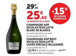 Bi1 NICOLAS FEUILLATTE CHAMPAGNE AOP offre
