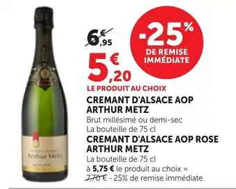 Arthur Metz Cremant d'Alsace AOP