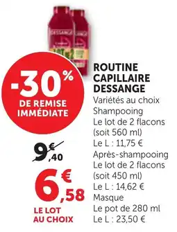 Bi1 DESSANGE ROUTINE CAPILLAIRE offre