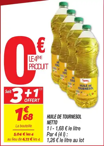 Netto Huile de tournesol