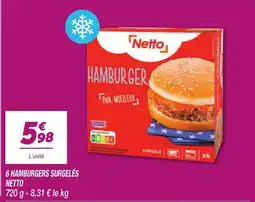 Netto Netto Hamburger offre