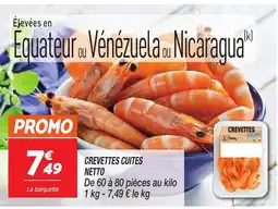 Netto CREVETTES CUITES offre