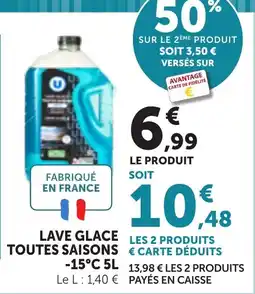 Bi1 LAVE GLACE TOUTES SAISONS offre