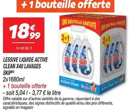 Netto SKIP Lessive liquide active offre
