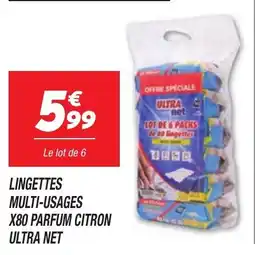 Netto ULTRA NET Lingettes multi-usages offre