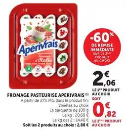 Bi1 Aperivrais Fromage pasteurisé offre