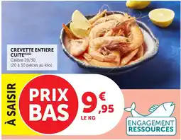 Bi1 CREVETTE ENTIÈRE CUIT offre