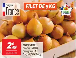 Netto OIGNON JAUNE offre