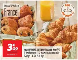Netto Assortiment de viennoiseries x14 offre