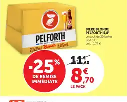 Bi1 PELFORTH Bière blonde offre