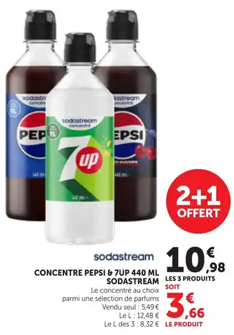 Sodastream Concentre Pepsi & 7up