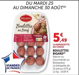 Maximarché BIGARD Boulettes au Bœuf offre