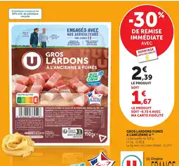 Maximarché U Gros lardons offre