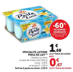 Maximarché Yoplait Perle de Lait offre