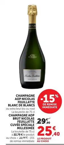 Maximarché NICOLAS FEUILLATTE CHAMPAGNE offre