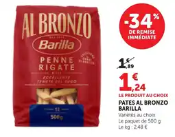 Maximarché Barilla Pates Al Bronzo offre