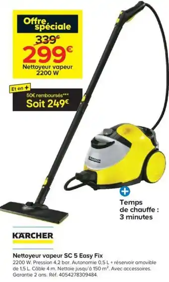 Nettoyeur vapeur SC 5 easy fix