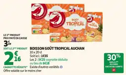 Auchan Supermarché Auchan Boisson Goût Tropical offre