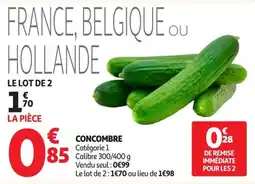 Auchan Supermarché CONCOMBRE offre