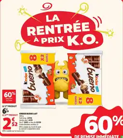 Auchan Supermarché Kinder Bueno Lait offre