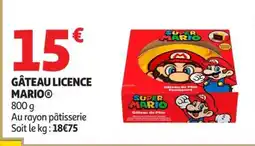 Auchan Supermarché SUPER MARIO GÂTEAU LICENCE offre