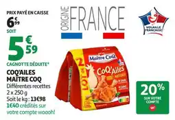 Auchan Supermarché Maître CoQ CoQ'Ailes offre