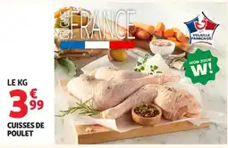 Auchan Supermarché Volaille Française Cuisse de Poulet offre