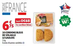 Auchan Supermarché Le Gaulois Cordon bleu offre