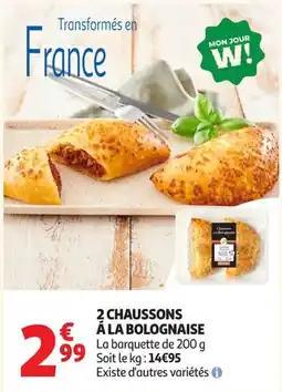Auchan Supermarché Chausson à la bolognaise offre