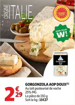 Auchan Supermarché Gorgonzola AOP offre