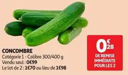 Auchan Supermarché CONCOMBRE offre