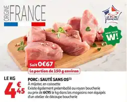 Auchan Supermarché LE PORC FRANÇAIS offre
