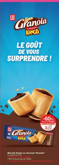 Monoprix LU Granola Kango offre