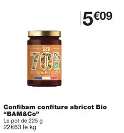 Monoprix BAM&Co confiture abricot Bio offre