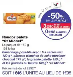 Monoprix St Michel Roudor palets offre