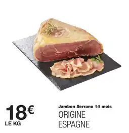 Monoprix Jambon Serrano offre