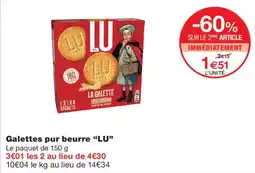 Monoprix LU Galettes pur beurre offre