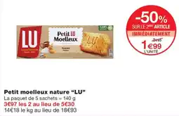 Monoprix LU Petit moelleux offre