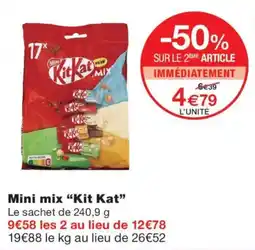 Monoprix Kit Kat Mini mix offre